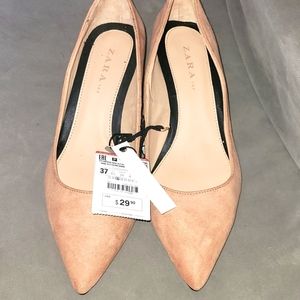Zara low heel shoe